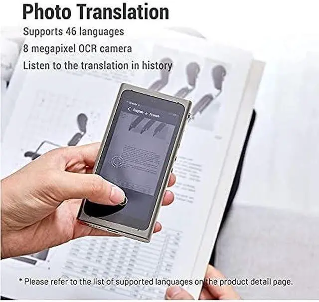 Alt view image 4 of 5 - AI Voice Recorder Multi Languages Transcription Photo Translation Interpretation WiFi wwyy