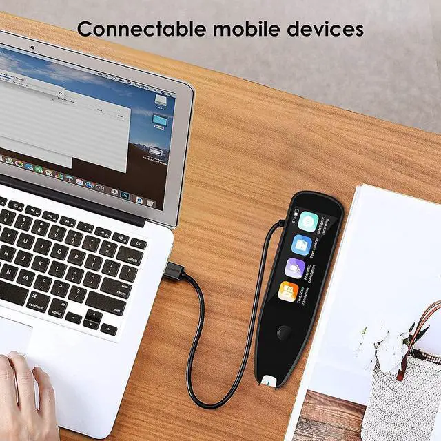 Alt view image 3 of 7 - Pen Translation Device, scanning Translation Reading Pen - multilingual Dictionary Pen with Bluetooth/Wi-Fi/AI Voice Assistant| Scan Text and translate | Speak and translate - Wireless and Offline