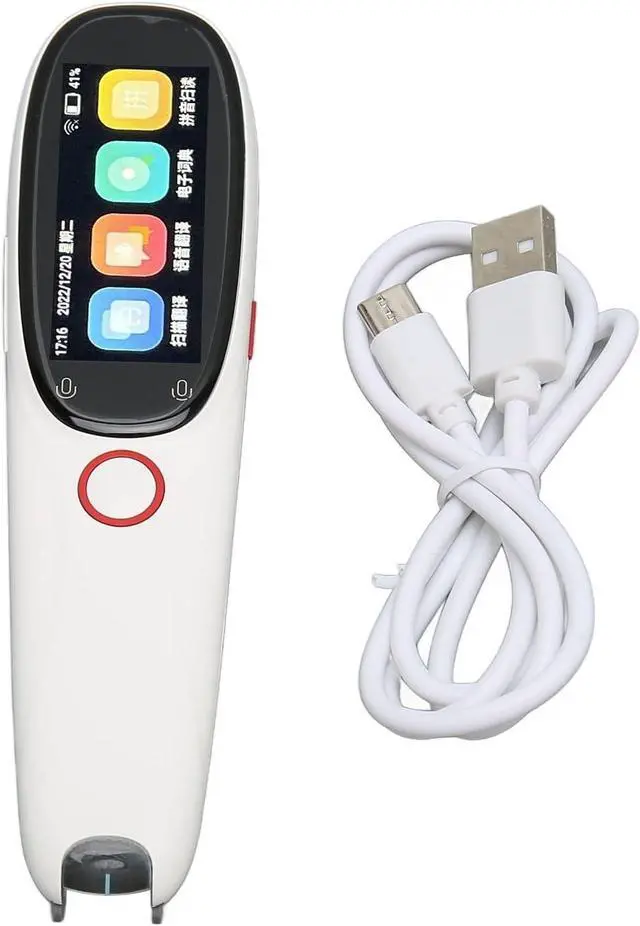 Alt view image 7 of 7 - Language Translator Device, 134 Languages OCR Digital Reader Pen, Touch Control, Voice Translator Device, Text Phonetic Multilingual Translation