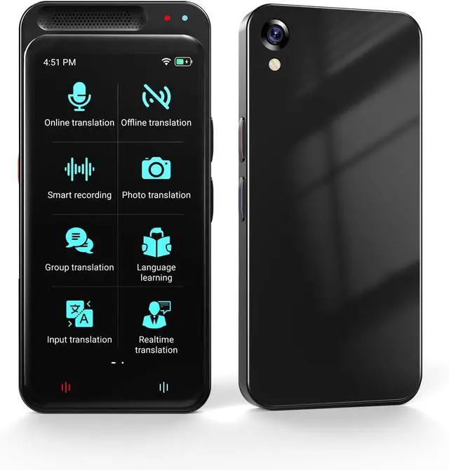 Main image of Language Translator Device, VORMOR ChatGpt Ai Translator, Spainish English Two Way Real-Time Voice Translation, Support 138 Languages, Offline&Recording&Photo Translation for Travel Business Learning