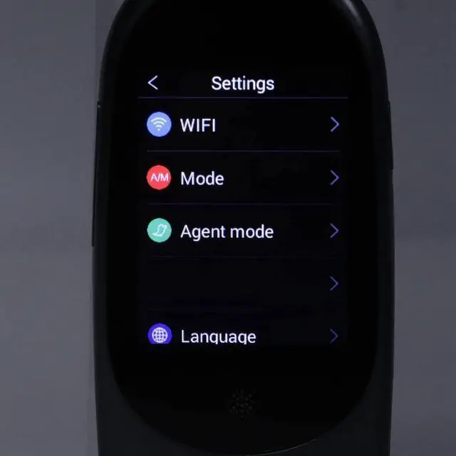 Alt view image 6 of 7 - F1 Language Translator Device, 2 Way Voice Real Time Translation, 2.4 inch HD Touchscreen, Online Offline Voice Photo Translation, Instant Voice Translator for Travel Learning Business (Gray)