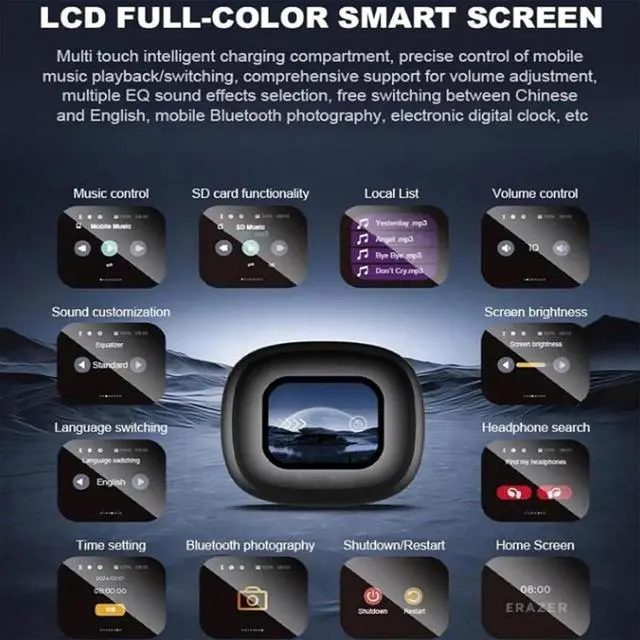 Alt view image 5 of 7 - Vylaras Ai Translator Earbuds, Vylaras Earbuds, 144 Language High Accuracy Two Way Earbuds, Wireless Bluetooth Translation Earbuds, Translation Earbuds Real Time