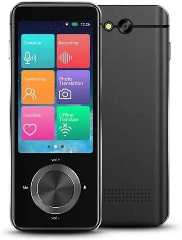 Main image of M9 Instant Voice Translation Device - rts 12 Offline Languages, Real-time ligent Translation, Black Edition