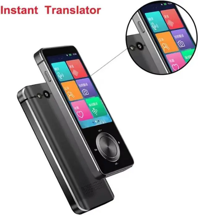 Alt view image 3 of 7 - M9 Instant Voice Translation Device - rts 12 Offline Languages, Real-time ligent Translation, Black Edition