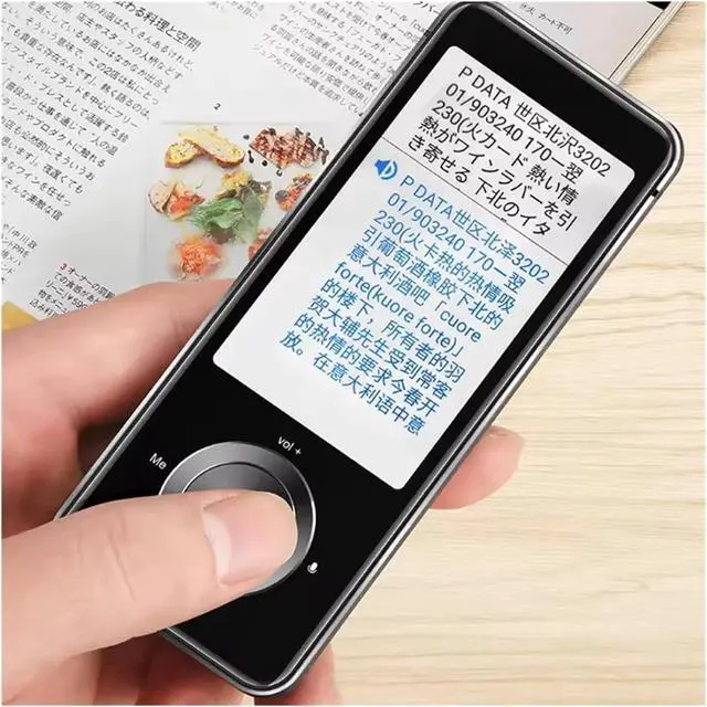 Alt view image 2 of 7 - M9 Instant Voice Translation Device - rts 12 Offline Languages, Real-time ligent Translation, Black Edition