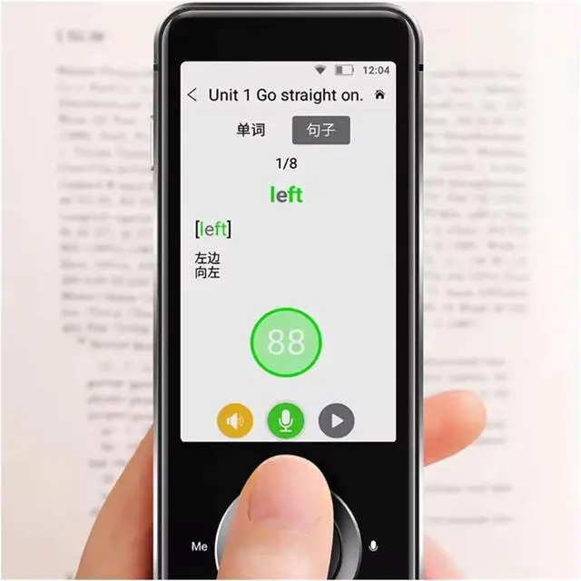 Alt view image 6 of 7 - M9 Instant Voice Translation Device - rts 12 Offline Languages, Real-time ligent Translation, Black Edition