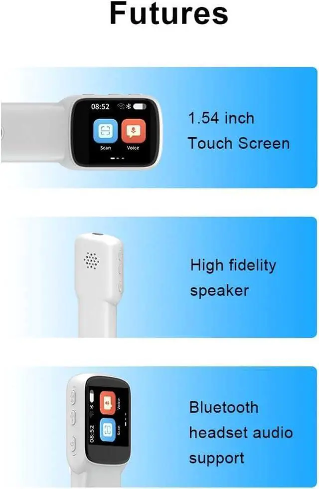 Alt view image 6 of 7 - Instant Voice Translation Device | 11-Language Offline scanning Dictionary Pen | Study-Friendly Translation Electronic Dictionary with Text excerpts