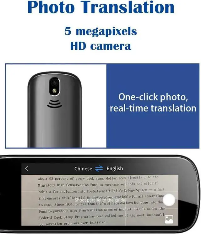 Alt view image 2 of 7 - Portable Scanning Dictionary Pen - Multi-Lingual Voice Translator with Smart Photo Translation for Study, Work Independence