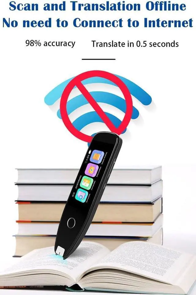 Alt view image 3 of 7 - Portable Scanning Dictionary Pen - Multi-Lingual Voice Translator with Smart Photo Translation for Study, Work Independence