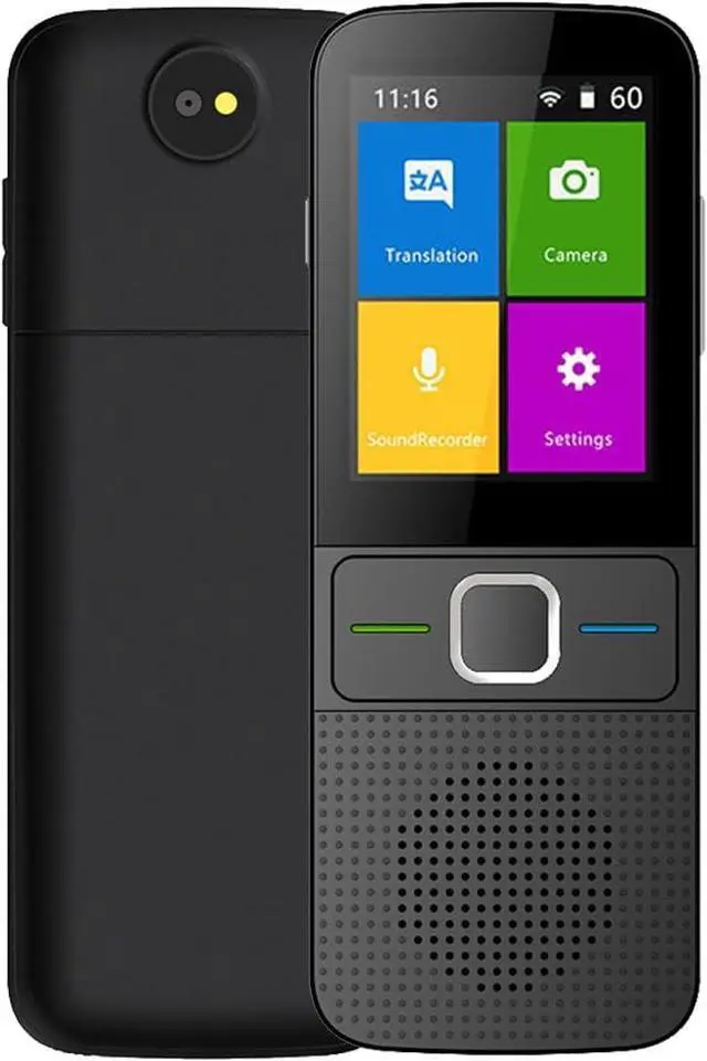 Main image of Smart WiFi Instant Language Translator with Photo Scanning, 2.4 Inch Sn, Portable Offline Translation for Study, Work, and Travel (A)