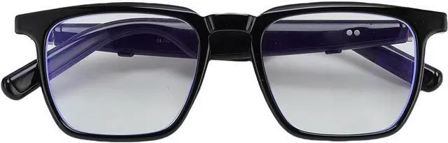 Main image of Heayzoki AI Translation Glasses, Real Time Smart Translator Glasses with 100 Languages, Photo Capturing, Anti Blue Light, Built in Microphone Speaker, for Travel Music Calls (Black)