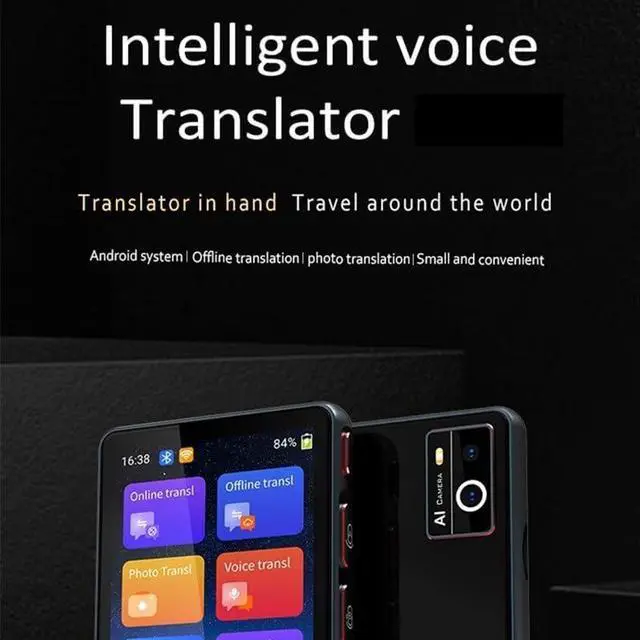 Alt view image 2 of 6 - Language Translator Device, 1 PCS Smart Translator, Online Voice Translation Machine in 135 Global Languages, Offline, Multi-Language for Business Learning Travel