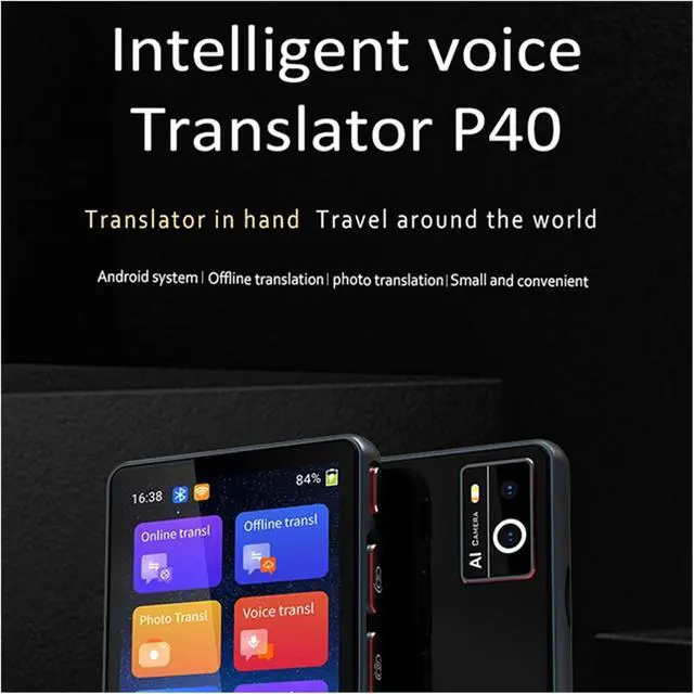 Alt view image 2 of 6 - Language Translator Device, Portable Smart Voice Translator, Real-Time Languages, Offline Translation, Multi-Language Support, Business Travel