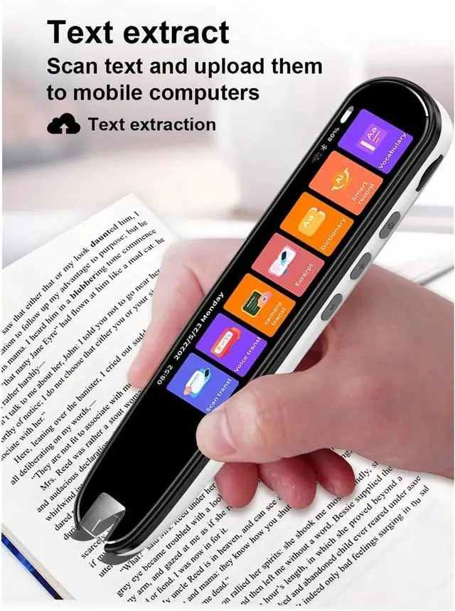 Alt view image 4 of 6 - Smart AI Scan Pen BT Translator Voice Multi 134 Languages rt 3.38 Inch Touch Sn Photo Offline Record Translation for Business Learning Travel