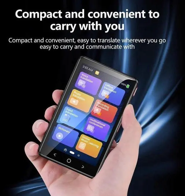 Alt view image 2 of 7 - Language Translator Device, 1 PCS ligent Voice Translator Real-time Simultaneous Online 138 Languages Offline PhotoTranslation Conference Travel Learn New for Business,Study & Travel