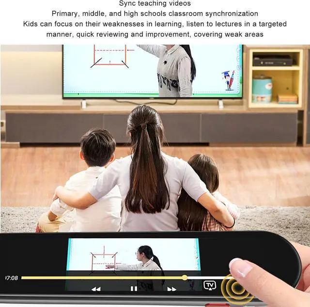 Alt view image 3 of 7 - Hilitand Scan Reader Pen Smart WiFi Hotspot Offline Translator with AI Voice Assistant Sync Teaching Video 4in Screen for Students Kids Learning Chinese English Japanese Korean