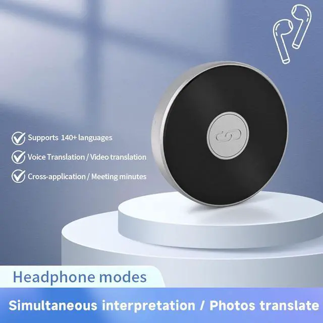 Alt view image 5 of 7 - Denash AI Language Translator, Real Time 140+ Language Voice, Photo, Video Translation for Travel & Business Meetings