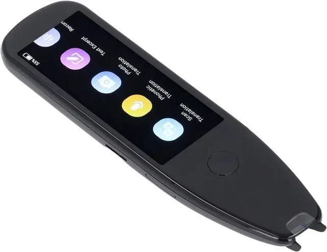 Alt view image 2 of 7 - Translator Pen 112 Languages 4 Inch HD Touchscreen WiFi Hotspot Offline Scanning Translation Device for Travelers Students Business Professionals Black
