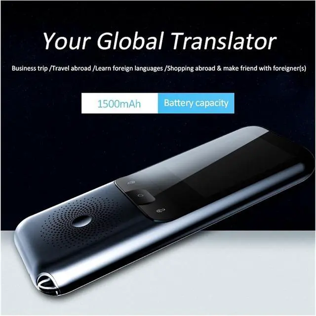 Alt view image 6 of 7 - Language Translator Device, Portable Translator 138 Language Smart Translator Offline in Real Time Smart Voice AI Voice Photo Translator for Business Learning Travel