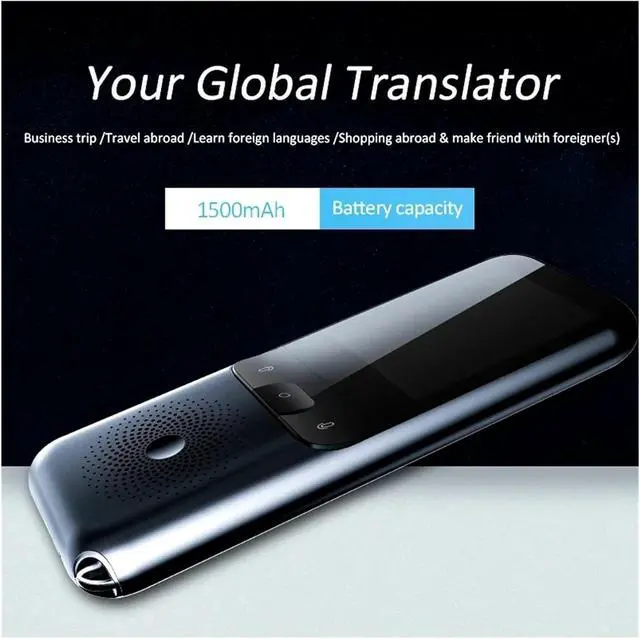 Alt view image 5 of 6 - Language Translator Device, Portable Translator, 138 Language Smart Translator, Real Time Smart Voice AI, Photo Translator for Business Learning Travel