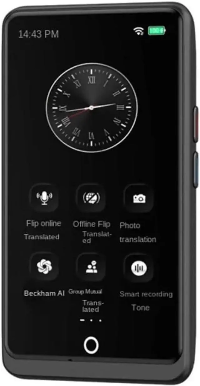 Main image of Language Translator Device, Translation 4.0inch Camera Device Real-Time Smart Voice Photo Translator 1500mA 139 Languages Portable Text Voice Translator for Business Learning Travel