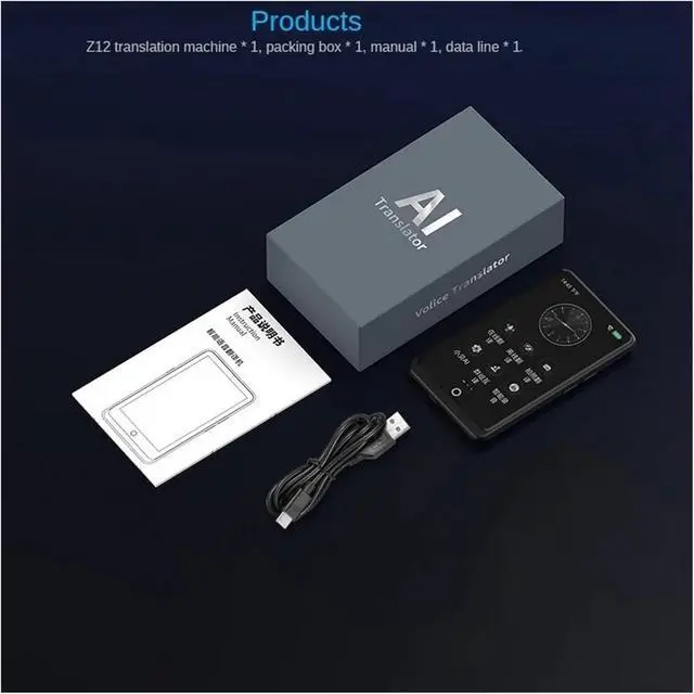 Alt view image 5 of 5 - Language Translator Device, Translation 4.0inch Camera Device Real-Time Smart Voice Photo Translator 1500mA 139 Languages Portable Text Voice Translator for Business Learning Travel