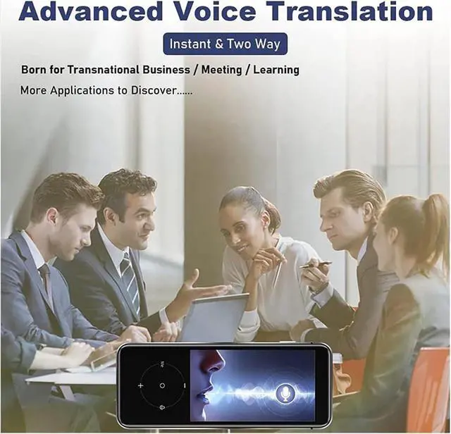 Alt view image 5 of 7 - Touch Key rt 107 Languages Instant Voice Translator Offline Language Translator in Real Time Smart Voice Translator for Business Learning Travel
