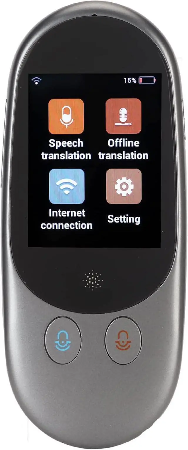 Main image of Language Translator Device, 126 Different Languages, 2.4inch LCD Touch Sn, Portable Smart
