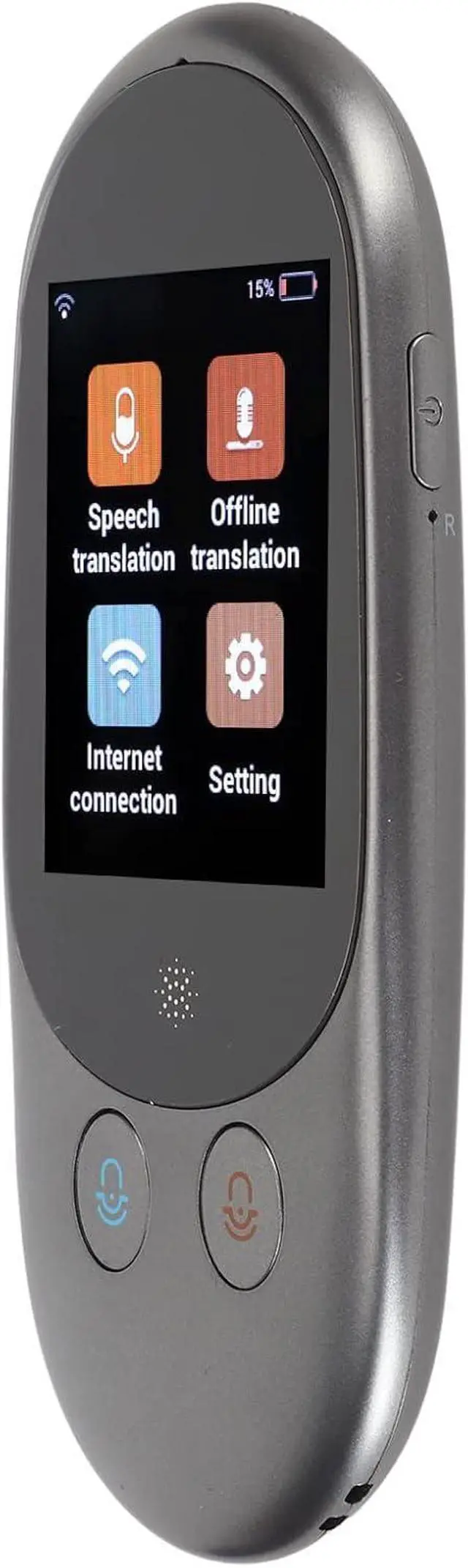 Alt view image 6 of 7 - Language Translator Device, 126 Different Languages, 2.4inch LCD Touch Sn, Portable Smart