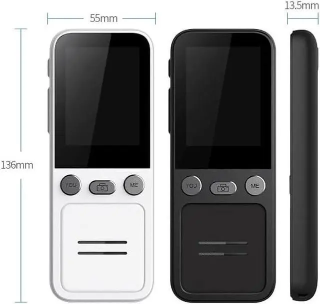 Alt view image 6 of 6 - Smart Voice Translator Device with Camera  Real-Time Two-Way Translation, 61+ Languages, Offline Mode, Recording, Text Export, Portable for Travel & Business