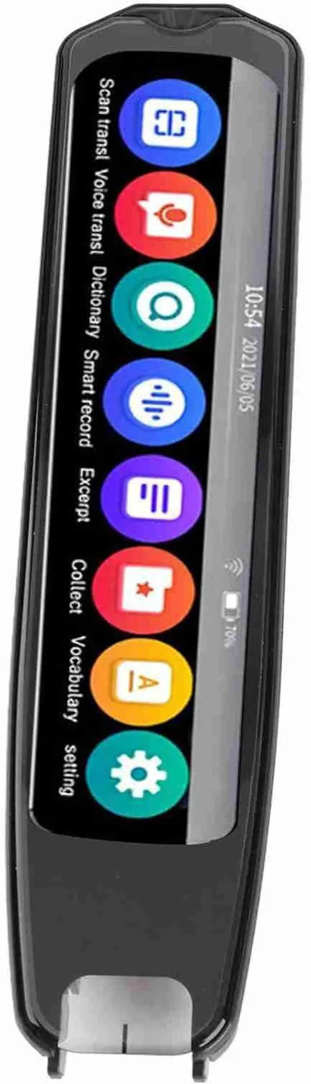 Alt view image 7 of 7 - Smart Voice Translator Pen WiFi Offline 113 Languages Translator Device Electronic Dictionary Scan Reader Pen for Language Learning Travel Business ABS Plastic