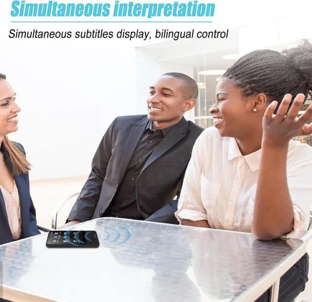 Alt view image 5 of 7 - Language Translator Device 138 Online Translation, Instant Translator Device Fast Response with 3.54 inch Touchsn ligent Two Way Translator for Travel Business Learning