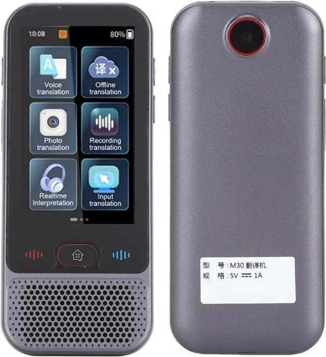 Main image of Language Translator Device, Instant Two Way Translator Device with 139 Languages, Support Offline Translation, Simultaneous Translation Device for Travel