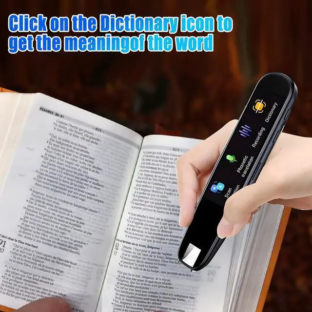 Alt view image 2 of 7 - Translator Pen Scan Translator Pen Online 112 Language Scan Reader Pen for Dyslexia Portable Translator Multifunctional rts Sp & Scan to Text for Meetings, Learning, Travel