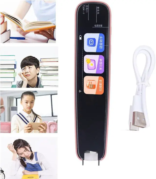 Alt view image 7 of 7 - WiFi Scanning Pen, ligent Reader Electronic Dictionary Language Translator, Portable Learning Device, Built in Battery for Students English Learning