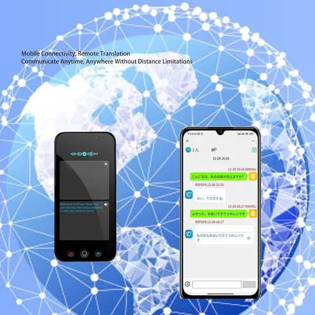 Alt view image 5 of 7 - Yoidesu Offline Language Translator Device, 142 Languages Two Way Real - Time Voice Translation, Recording & Photo AI Translator for Business Learning Travel
