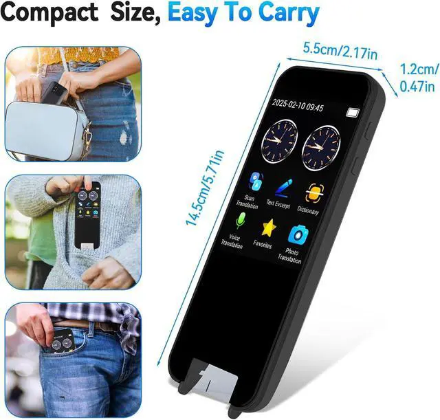 Alt view image 7 of 7 - Scan Reader Pen 113 Language Translator Device for Dyslexia Elderly Kids Students, 8 Language Offline Scanning Voice Translation, rts Scan to Text, Photo Translation