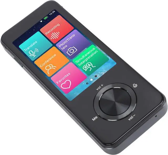Alt view image 2 of 7 - Asixxsix Language Translator with 137 Languages Support for Real Time Voice Translation, 43 Photo Translation with 8MP Camera, 3 Inch Touch Screen, 1500mAh Battery, Portable Pocket Size