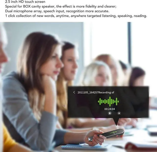 Alt view image 7 of 7 - Scan Translator Pen Digital Reading Pen Instant Voice Translator with 112 Language for Study Travel Business