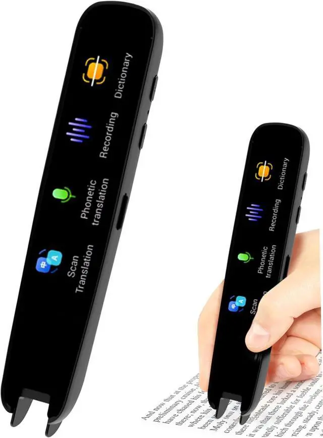 Alt view image 3 of 7 - Translation Pen, 3-in-1 Online/Offline/Voice Translator Pen with Electronic Dictionary and Recording, HD Multi-Language Translator Device for Shopping, Ordering, Traveling Translation