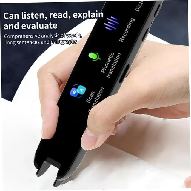 Alt view image 4 of 7 - Translation Pen, 3-in-1 Online/Offline/Voice Translator Pen with Electronic Dictionary and Recording, HD Multi-Language Translator Device for Shopping, Ordering, Traveling Translation