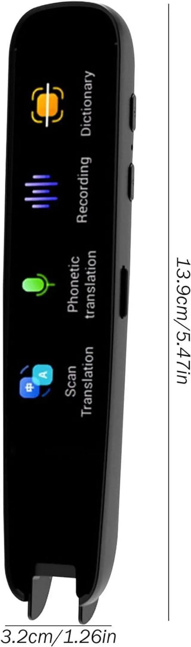 Alt view image 7 of 7 - Translation Pen, 3-in-1 Online/Offline/Voice Translator Pen with Electronic Dictionary and Recording, HD Multi-Language Translator Device for Shopping, Ordering, Traveling Translation