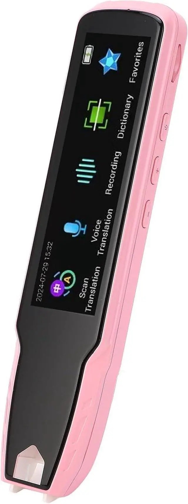 Main image of Translation Scan Pen, Reading Pen, Multi Language Translator Online and Offline Text Excerpt Translation Scanning for Students Teachers Travelers, 1050mAh