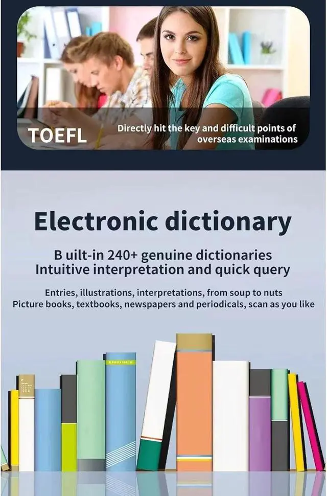 Alt view image 5 of 7 - Translation Scanning Pen Portable Electronic Dictionary for Language Learning and Communication