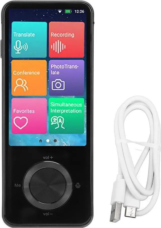 Alt view image 5 of 7 - Asixxsix Language Translator with 137 Languages Support for Real Time Voice Translation, 43 Photo Translation with 8MP Camera, 3 Inch Touch Screen, 1500mAh Battery, Portable Pocket Size