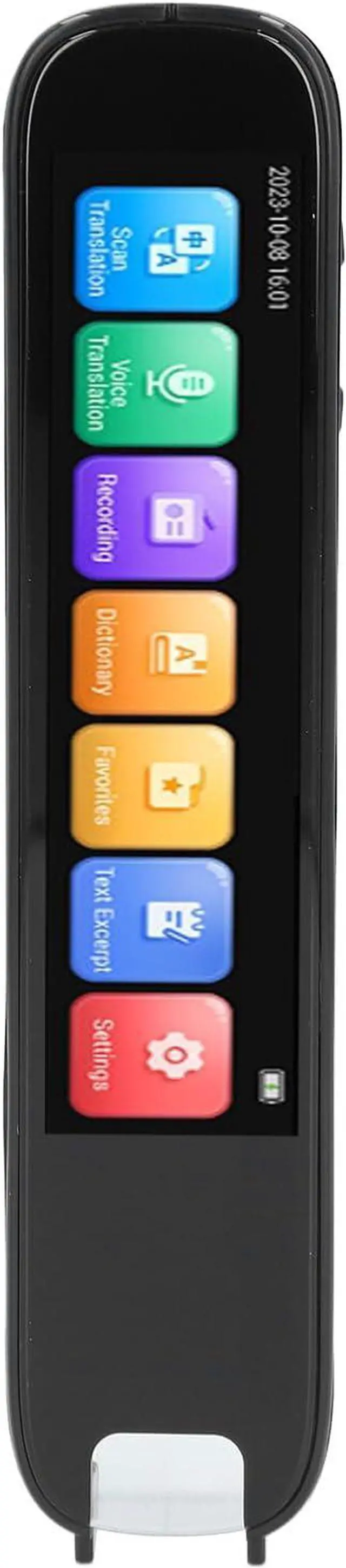 Alt view image 2 of 7 - plplaaoo Scan Translator Pen 3.71 Inch Screen 112 Languages Translation Dictionary Pen for Business Travel Students Learning