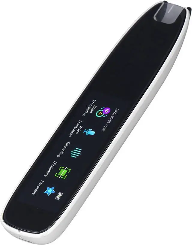 Alt view image 3 of 7 - Smart Voice Translator Pen White International Edition Translation Scanning Pen Suitable for Home, School