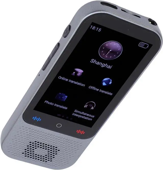 Alt view image 6 of 7 - AI-Powered Language Translator: 138 Language Smart Device with 1GB/8GB Storage, 3 Inch Touchsn for Travel and Communication