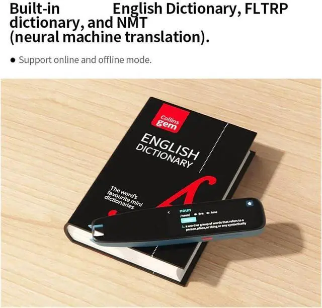 Alt view image 5 of 6 - Language Translator Device, Offline Translation Pen for Teacher Student Dictionary English ligent Scanning Point Reading Languages Translator Pen for Business,Study & Travel