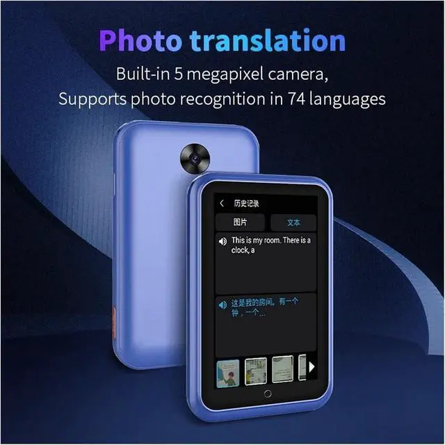 Alt view image 3 of 7 - Language Translator Device, Translator 4G Full Netcom SIM Card WiFi ligent Real Time 138 Language ChatGPT Smart AI Voice Photo Translation for Business Learning Travel